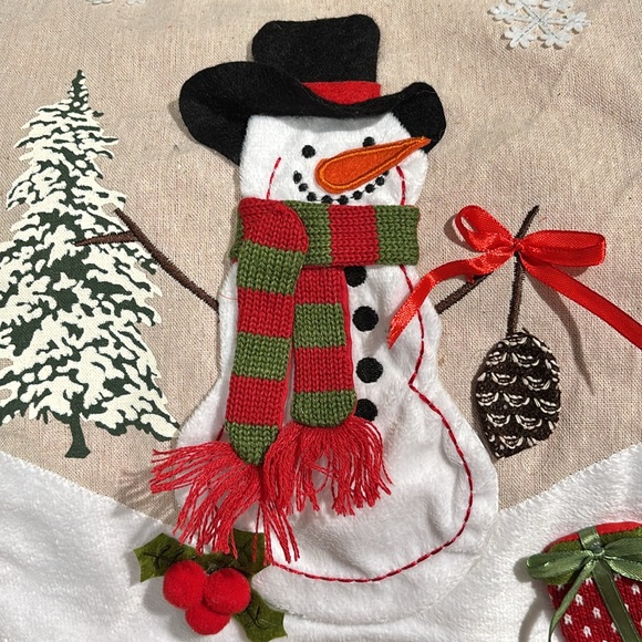 New 72” winter snowman table runner - Picture 2 of 9